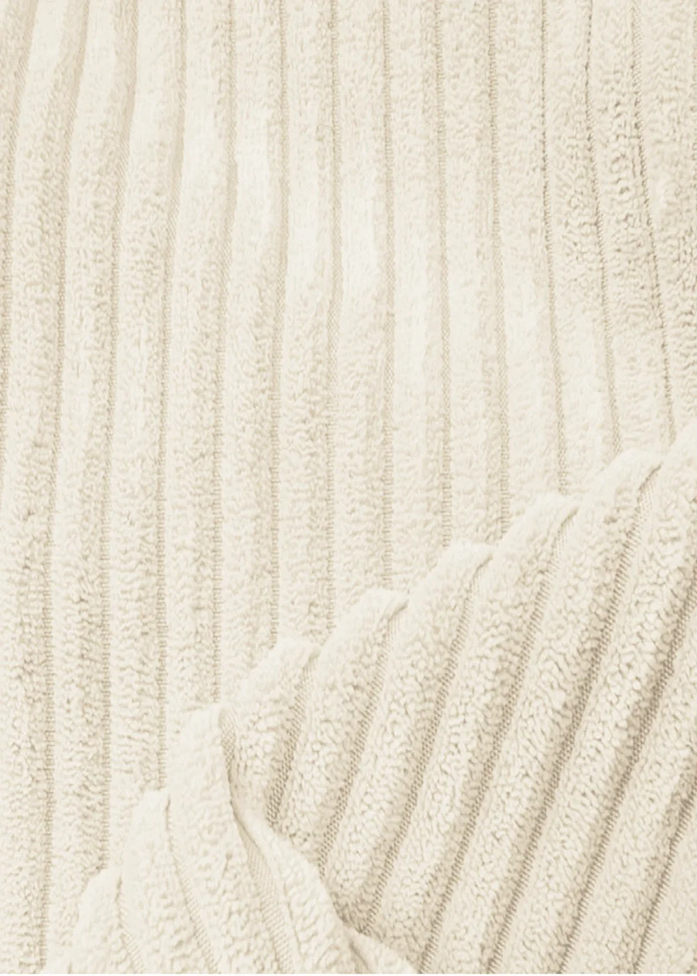 rucomfy Jumbo Cord Cube Ivory Beanbag - One Size Image 5