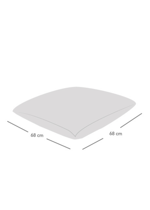 rucomfy Jumbo Cord Floor Cushion Platinum Grey Beanbag - One Size Image 5