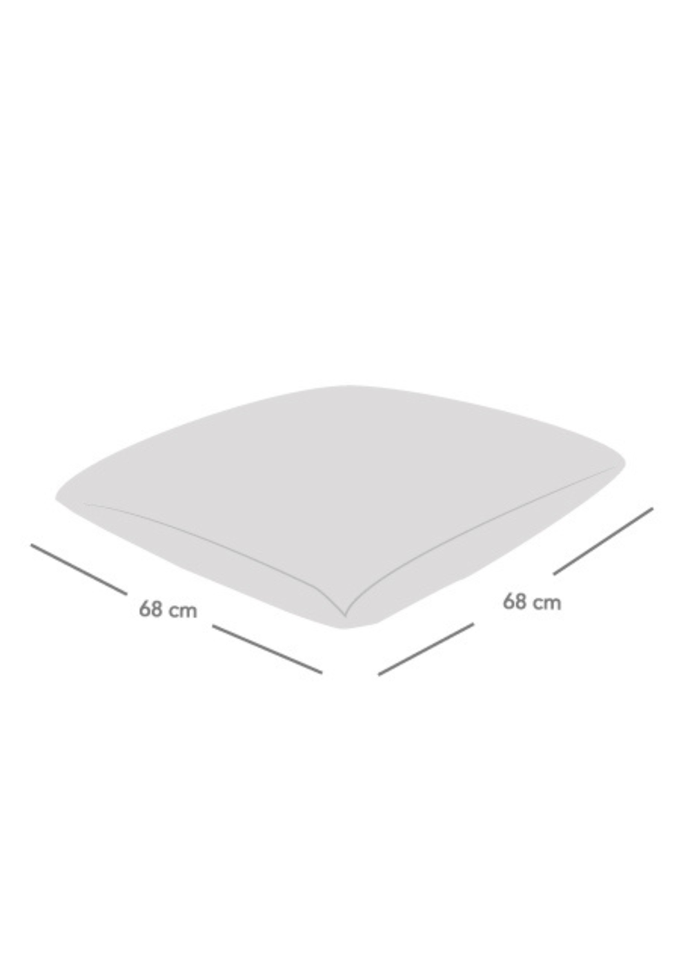 rucomfy Jumbo Cord Floor Cushion Mustard Beanbag - One Size Image 4