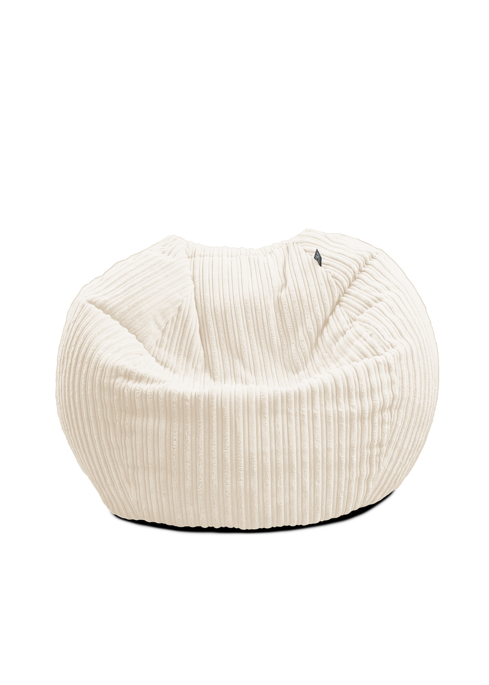 rucomfy Jumbo Cord Kids Slouchbag Ivory Beanbag - One Size Image 3