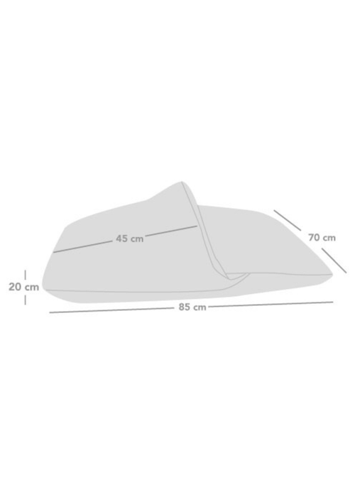 rucomfy Jumbo Cord Burrower Medium Slate Grey Pet Bed - One Size Image 5
