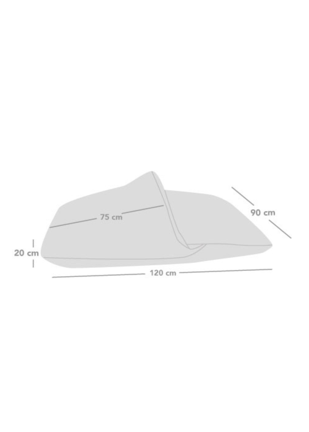 rucomfy Jumbo Cord Burrower Large Slate Grey Pet Bed - One Size Image 5