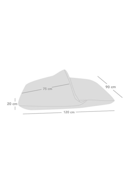 rucomfy Jumbo Cord Burrower Large Platinum Grey Pet Bed - One Size Image 5