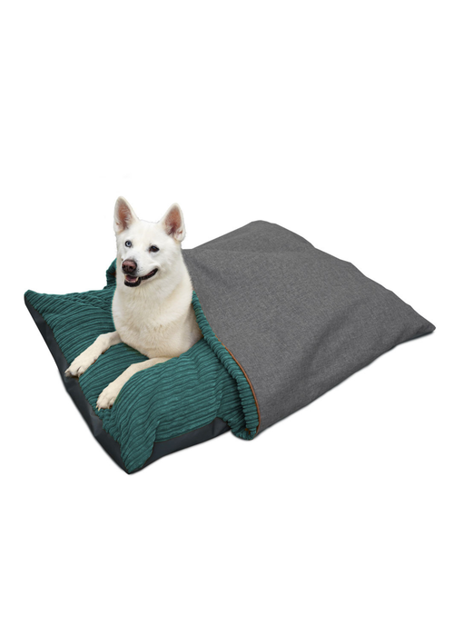 rucomfy Jumbo Cord Burrower Large Teal Pet Bed - One Size Image 3