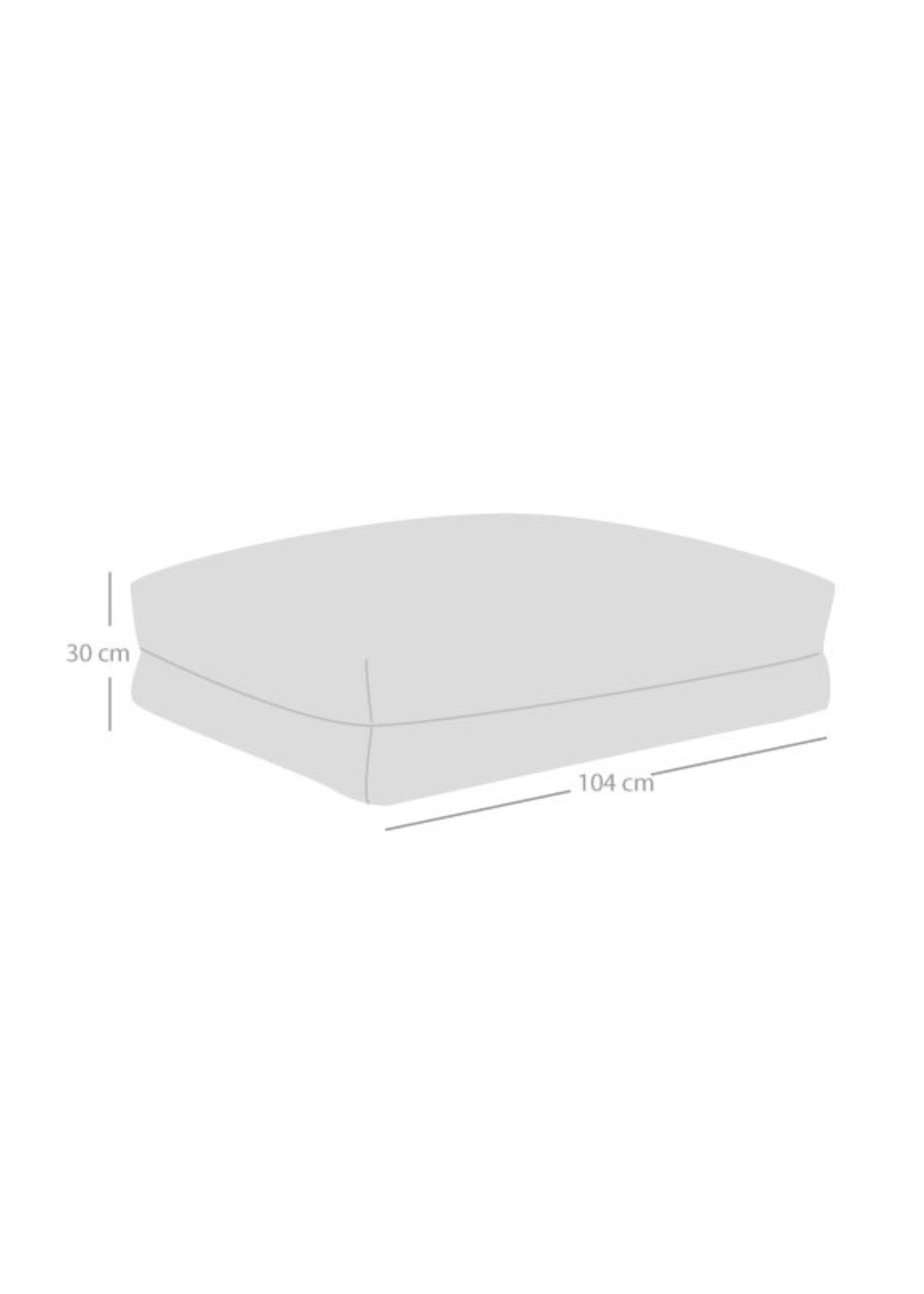 rucomfy Jumbo Cord Flip-It Large Slate Grey Pet Bed - One Size Image 4