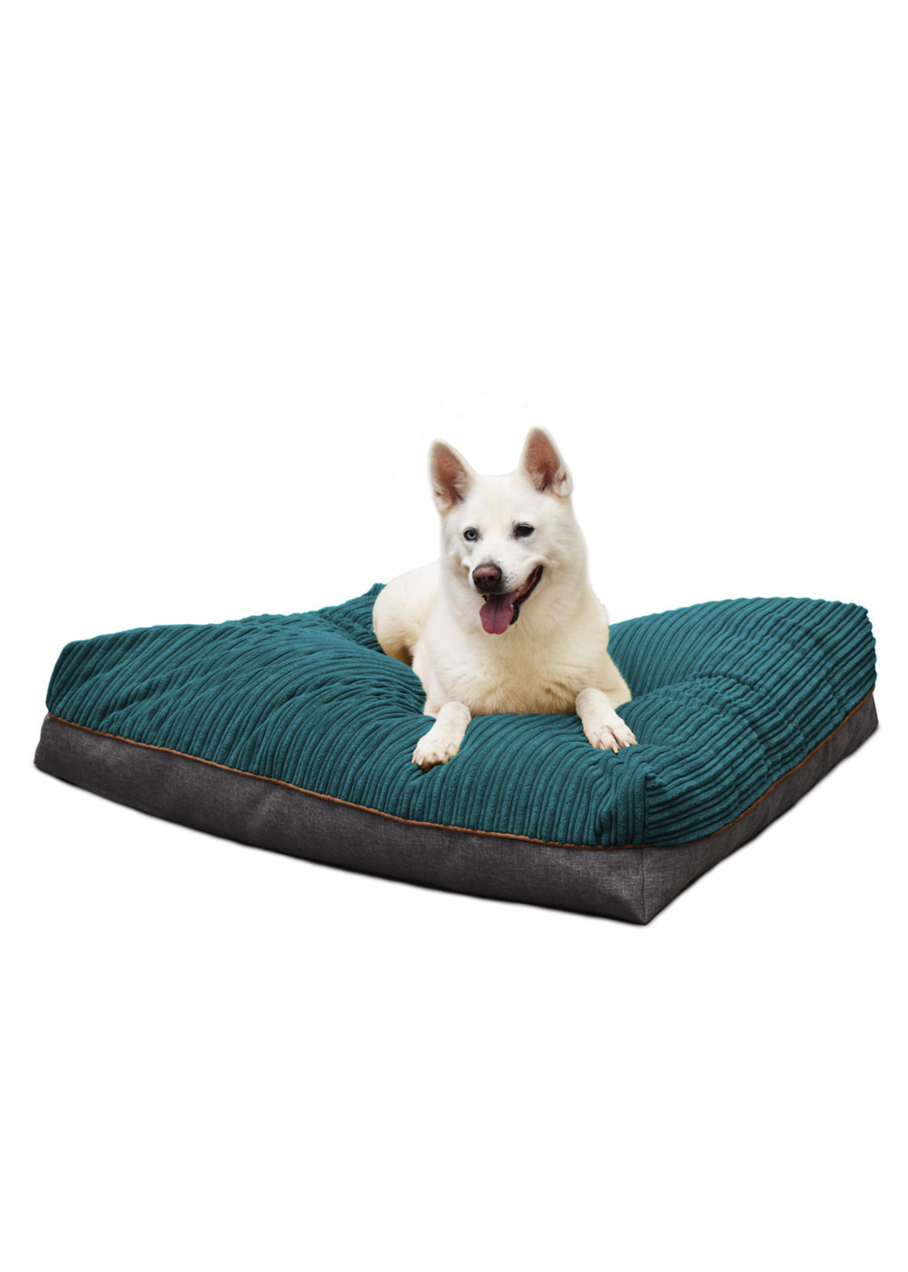 rucomfy Jumbo Cord Flip-It Large Teal Pet Bed - One Size Image 1