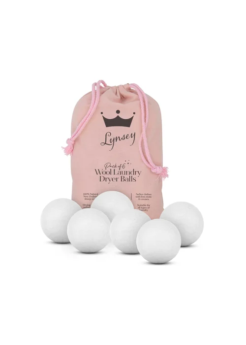 Swan Lynsey Queen of Clean Lambs Wool Dryer Balls - One Size Image 1