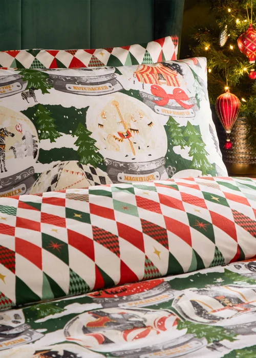 furn. Showtime Festive Duvet Cover Set - Single Image 3