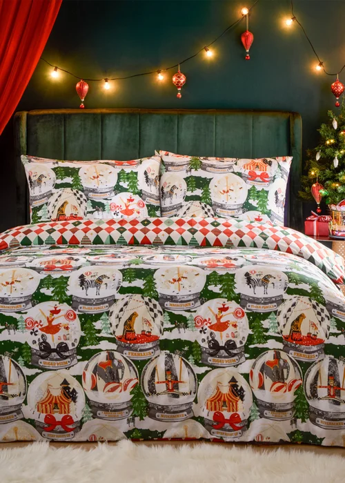 furn. Showtime Festive Duvet Cover Set - Single Image 2