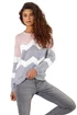 Roman Pink Zig Zag Contrast Jumper - 14 Image 1