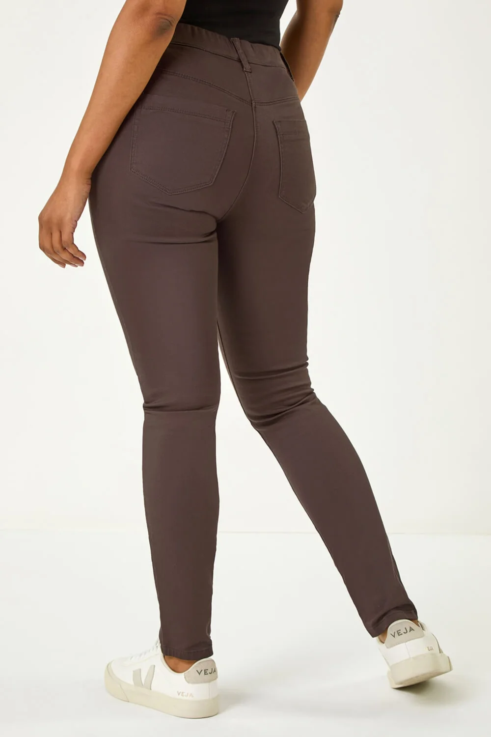 Roman Chocolate Petite Denim Stretch Jegging - 18 Image 3