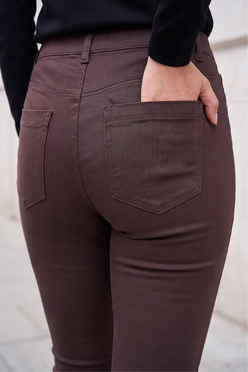 Roman Chocolate Petite Denim Stretch Jegging - 18 Image 4