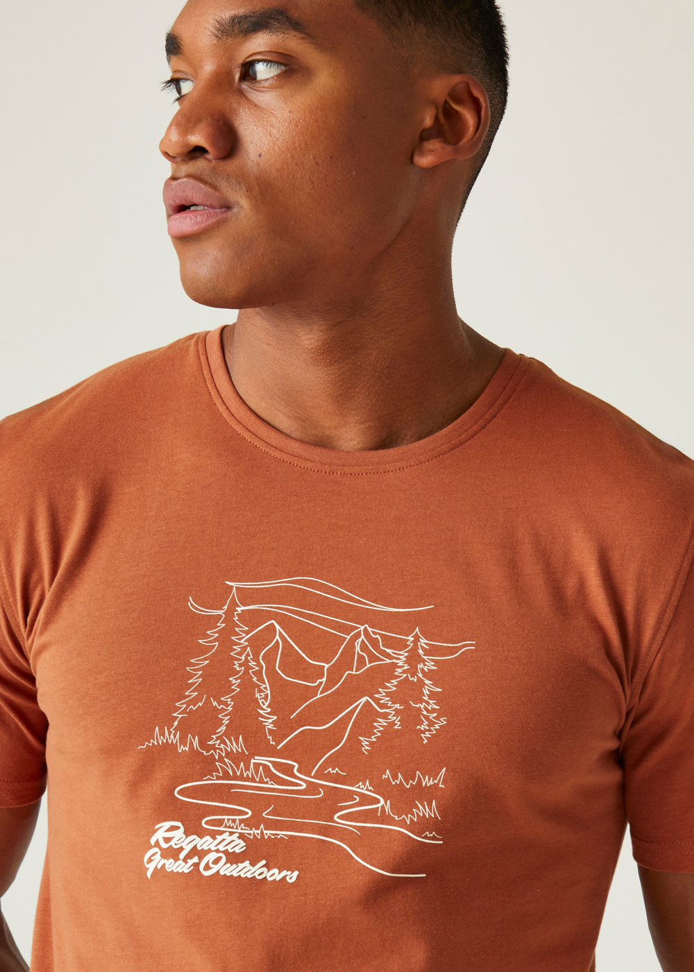 Regatta Orange Cline VIII T-Shirt - M Image 3