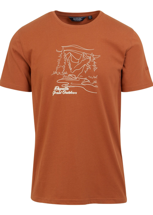 Regatta Orange Cline VIII T-Shirt - M Image 5