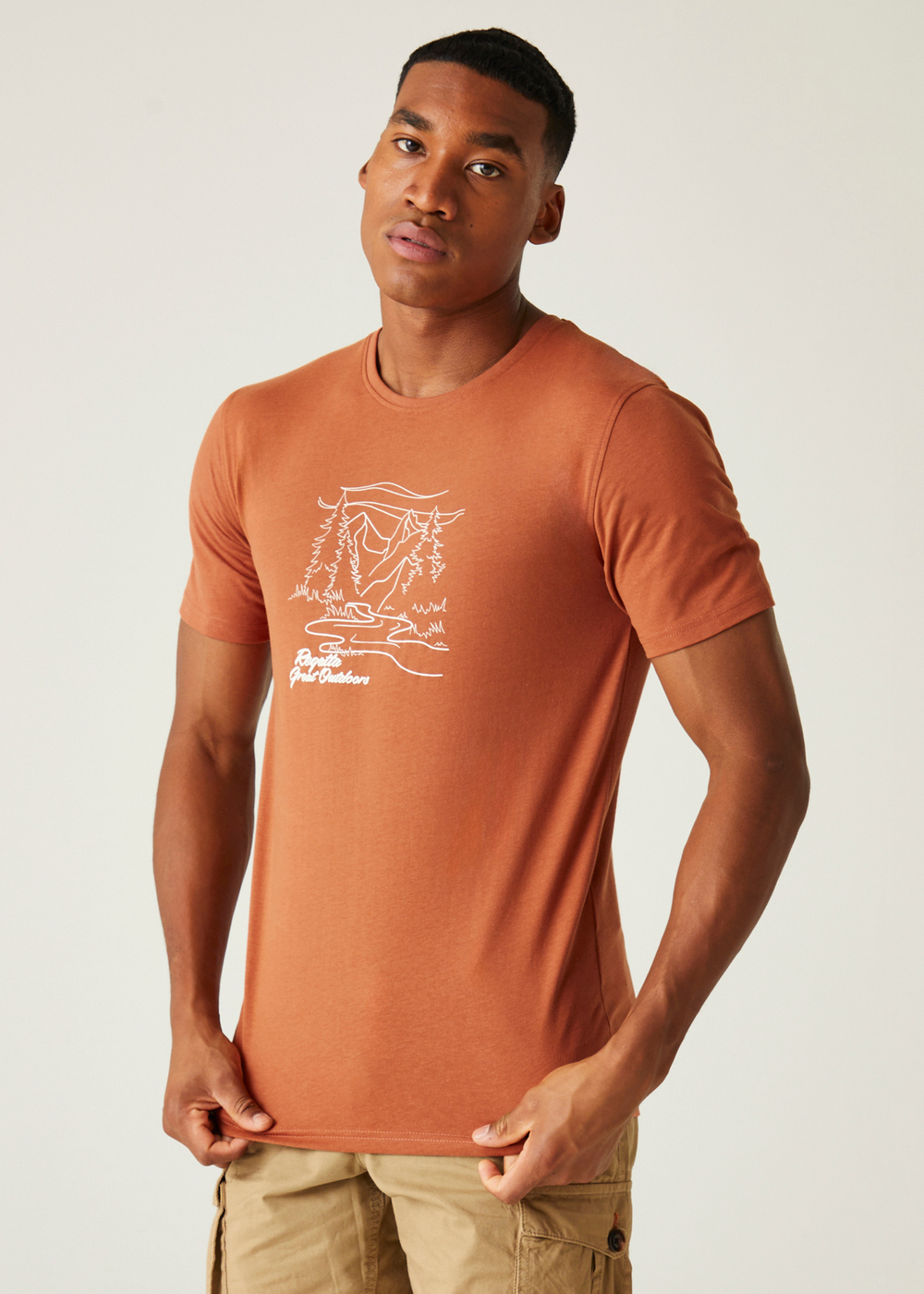 Regatta Orange Cline VIII T-Shirt - M Image 1