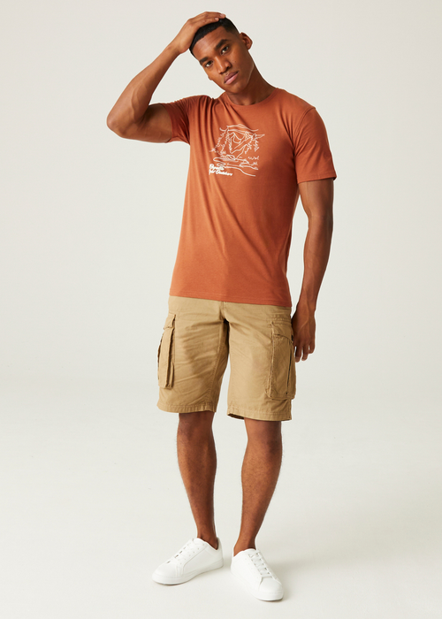Regatta Orange Cline VIII T-Shirt - M Image 4