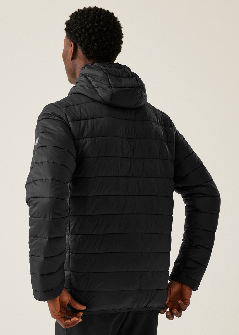 Regatta Black Hooded Marizion Padded Jacket - S Image 2