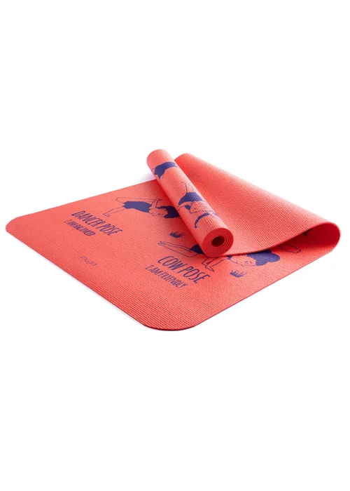 Myga Red Pose Silk Print Mat - One Size Image 3