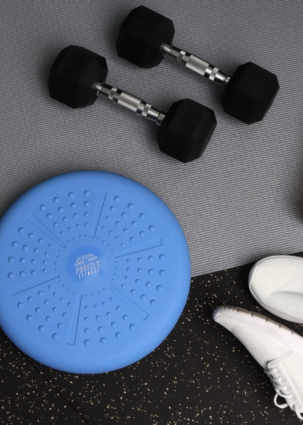 Phoenix Fitness Blue Wobble Cushion - One Size Image 2