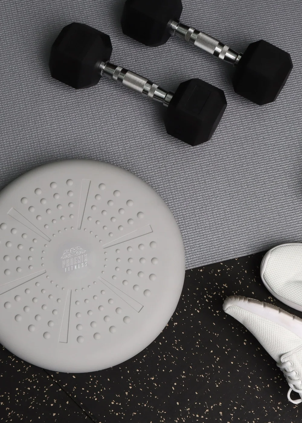 Phoenix Fitness Grey Wobble Cushion - One Size Image 2