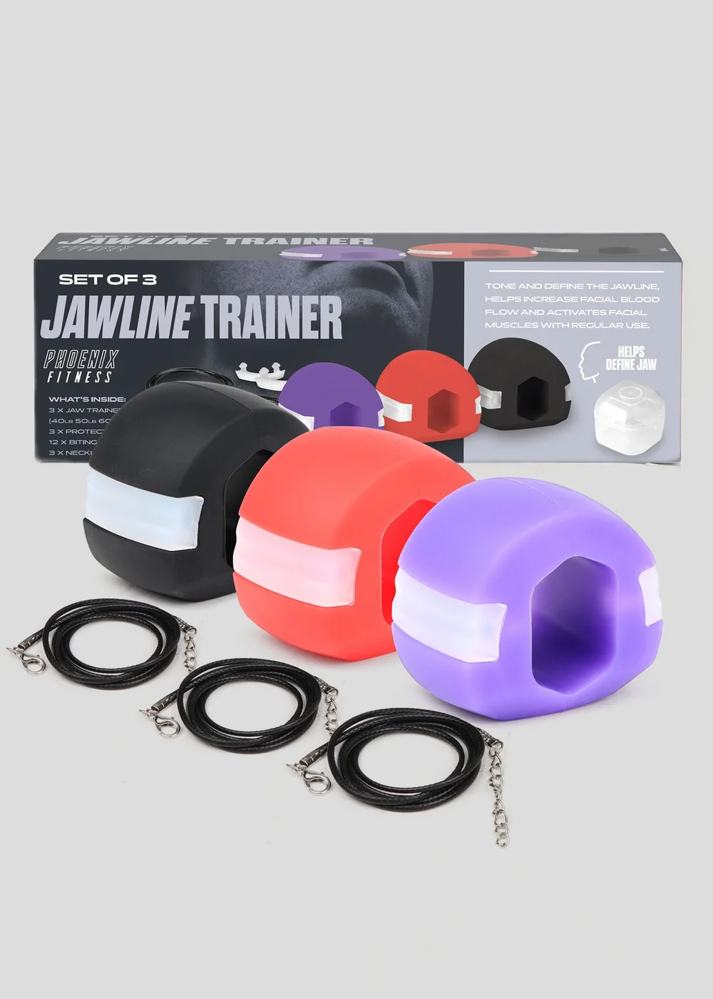 Phoenix Fitness Jaw Training Set - One Size Image 1