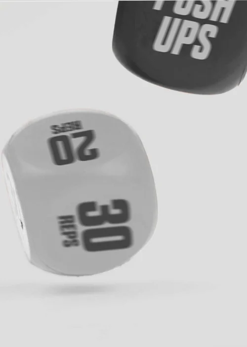 Phoenix Black Fitness Exercise Dice - One Size Image 4