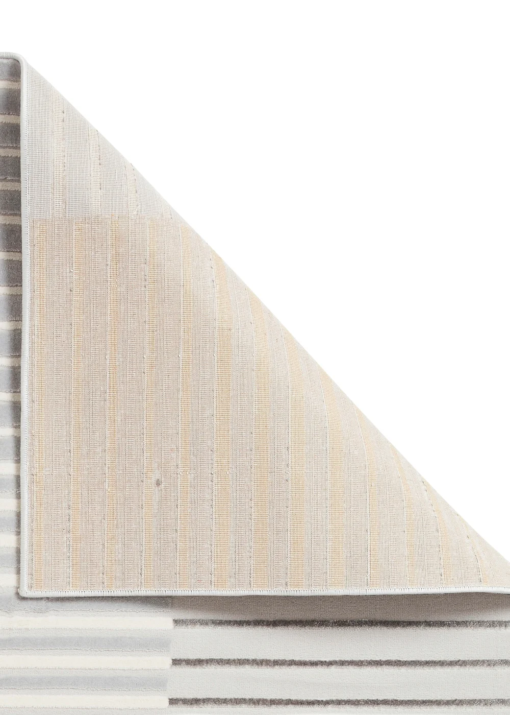 Think Rugs Apollo Grey Modern Linear Rug - 80 x 150 Image 3
