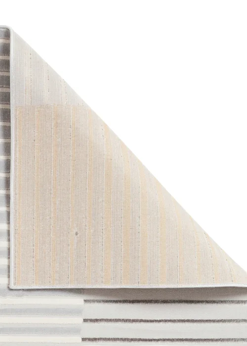 Think Rugs Apollo Grey Modern Linear Rug - 80 x 150 Image 3