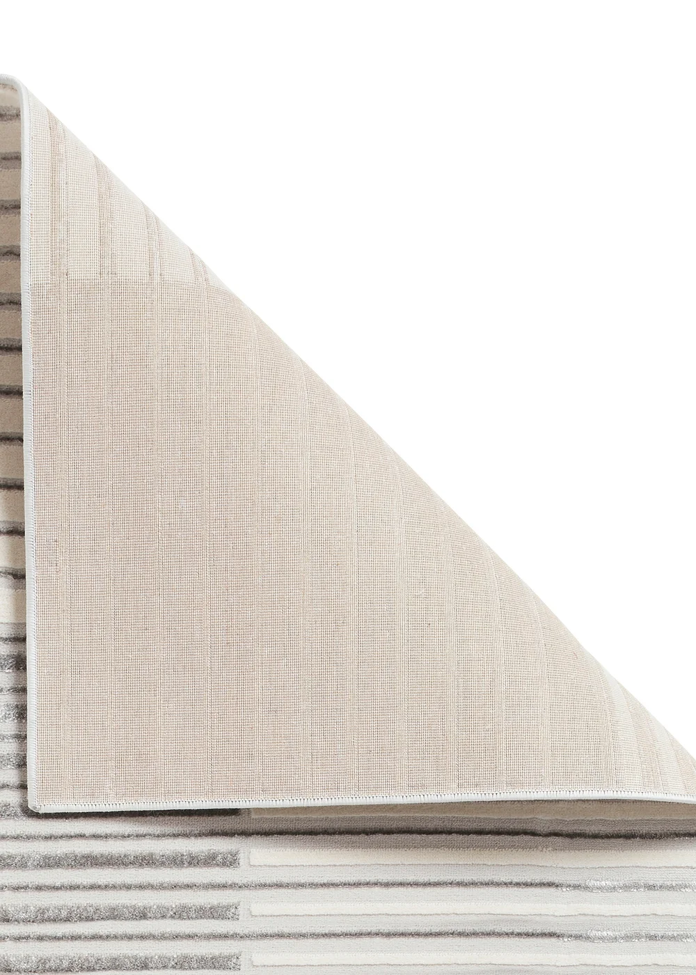 Think Rugs Apollo Ivory Modern Linear Rug - 80 x 150 Image 3