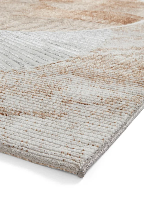 Think Rugs Creation Gold/Brown Modern Geometric Rug - 120 x 170 Image 4