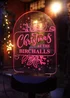 Personalised Memento Company Black Family Christmas Outdoor Solar Light - One Size Image 4