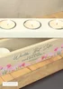 Personalised Memento Company Wood Hotchpotch Wild Flower Triple Tealight Box - One Size Image 2