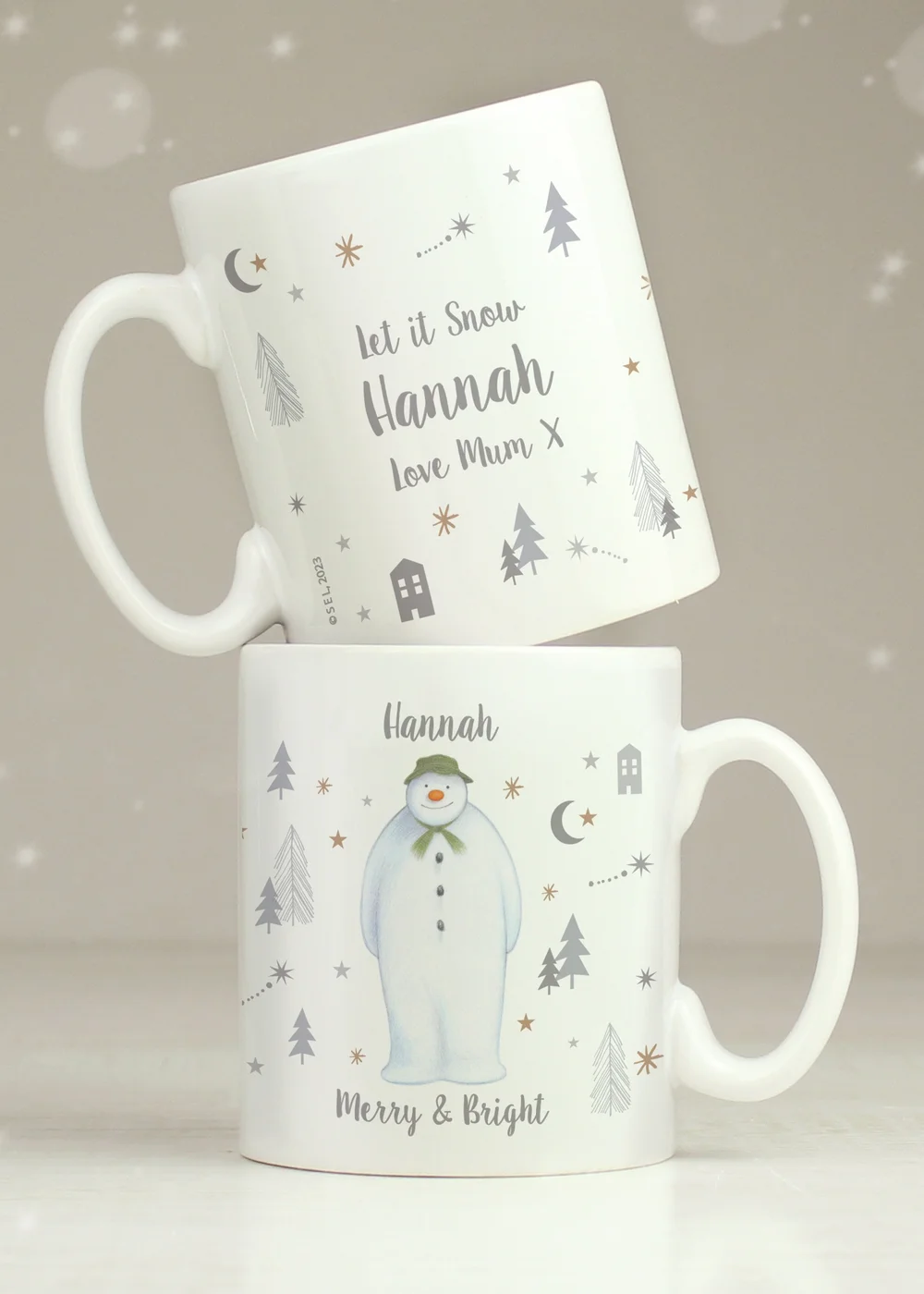 Personalised Memento Company White The Snowman Magical Adventure Mug - One Size Image 3