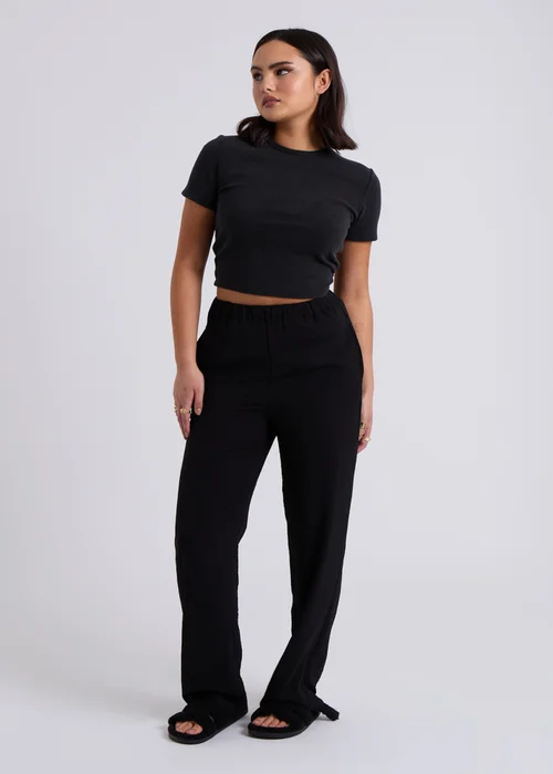 Urban Bliss Black Wide Leg Pant - 8 Image 2