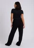 Urban Bliss Black Wide Leg Pant - 8 Image 4