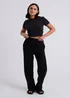 Urban Bliss Black Wide Leg Pant - 8 Image 1
