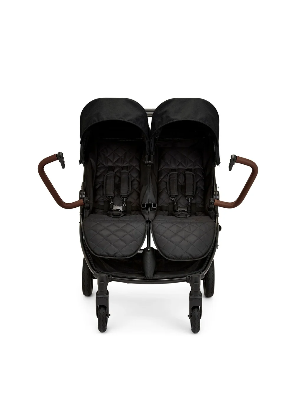 Ickle Bubba Black Venus Double Stroller - One Size Image 4