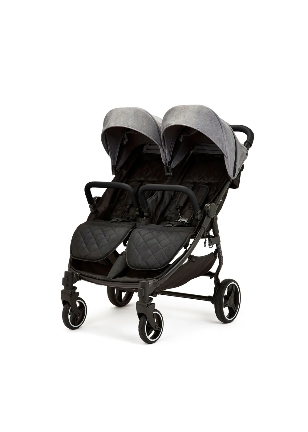 Ickle Bubba Grey Venus Prime Double Stroller - One Size Image 2