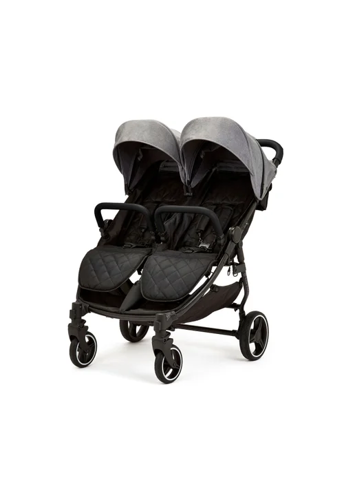 Ickle Bubba Grey Venus Prime Double Stroller - One Size Image 2