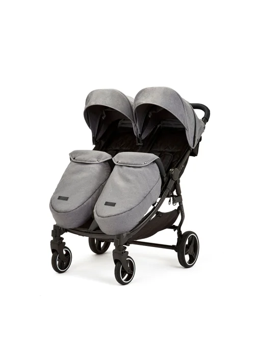 Ickle Bubba Grey Venus Prime Double Stroller - One Size Image 3