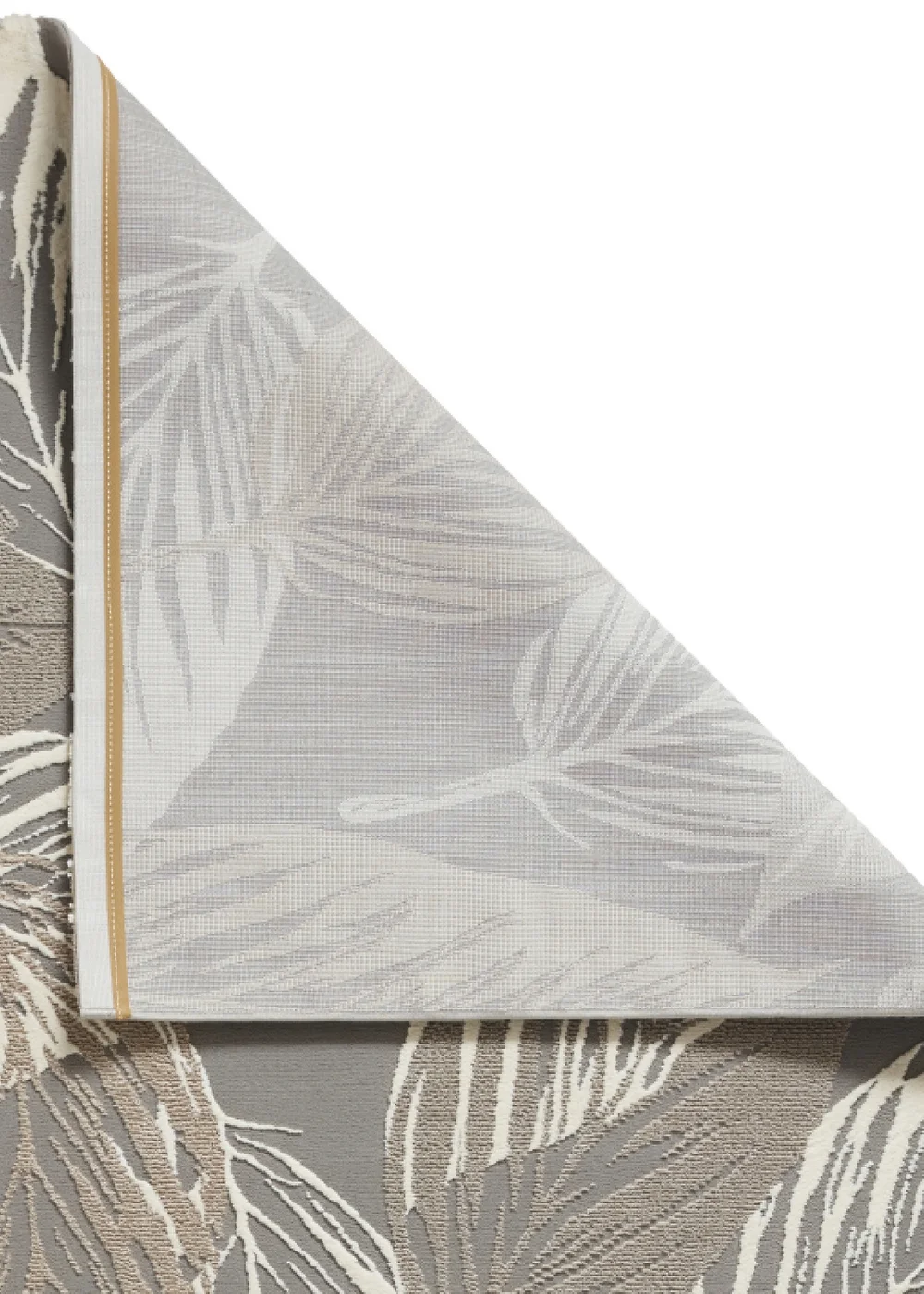 Think Rugs Flores Grey Botanical Washable Rug - 160 X 230 Image 3