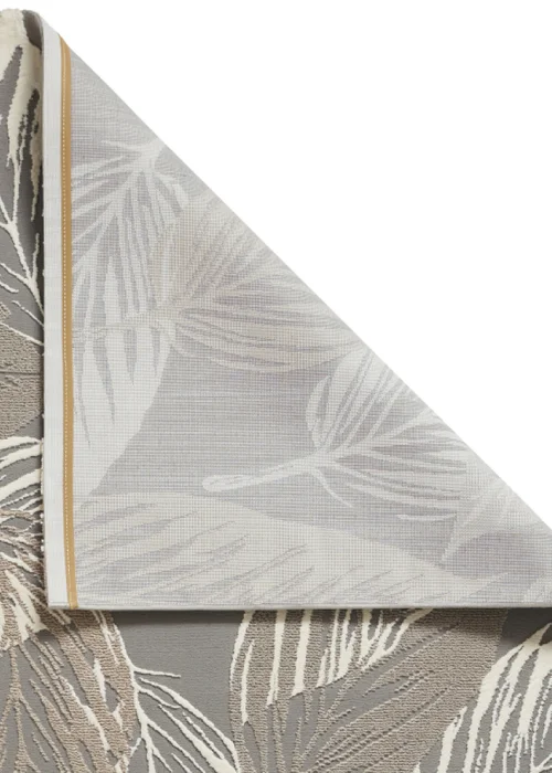 Think Rugs Flores Grey Botanical Washable Rug - 160 X 230 Image 3