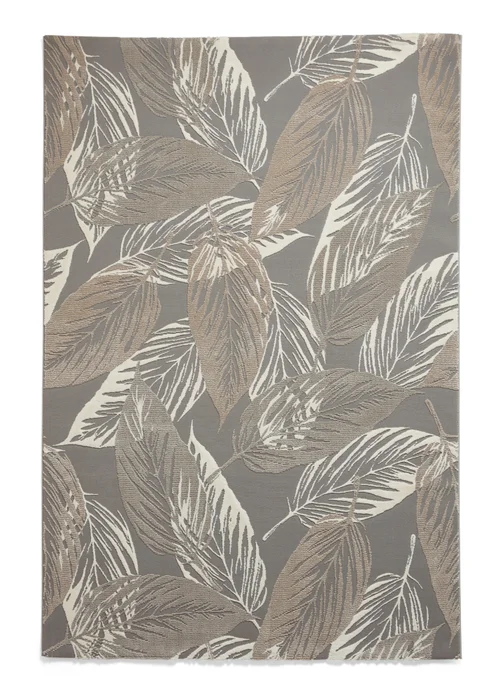 Think Rugs Flores Grey Botanical Washable Rug - 160 X 230 Image 2