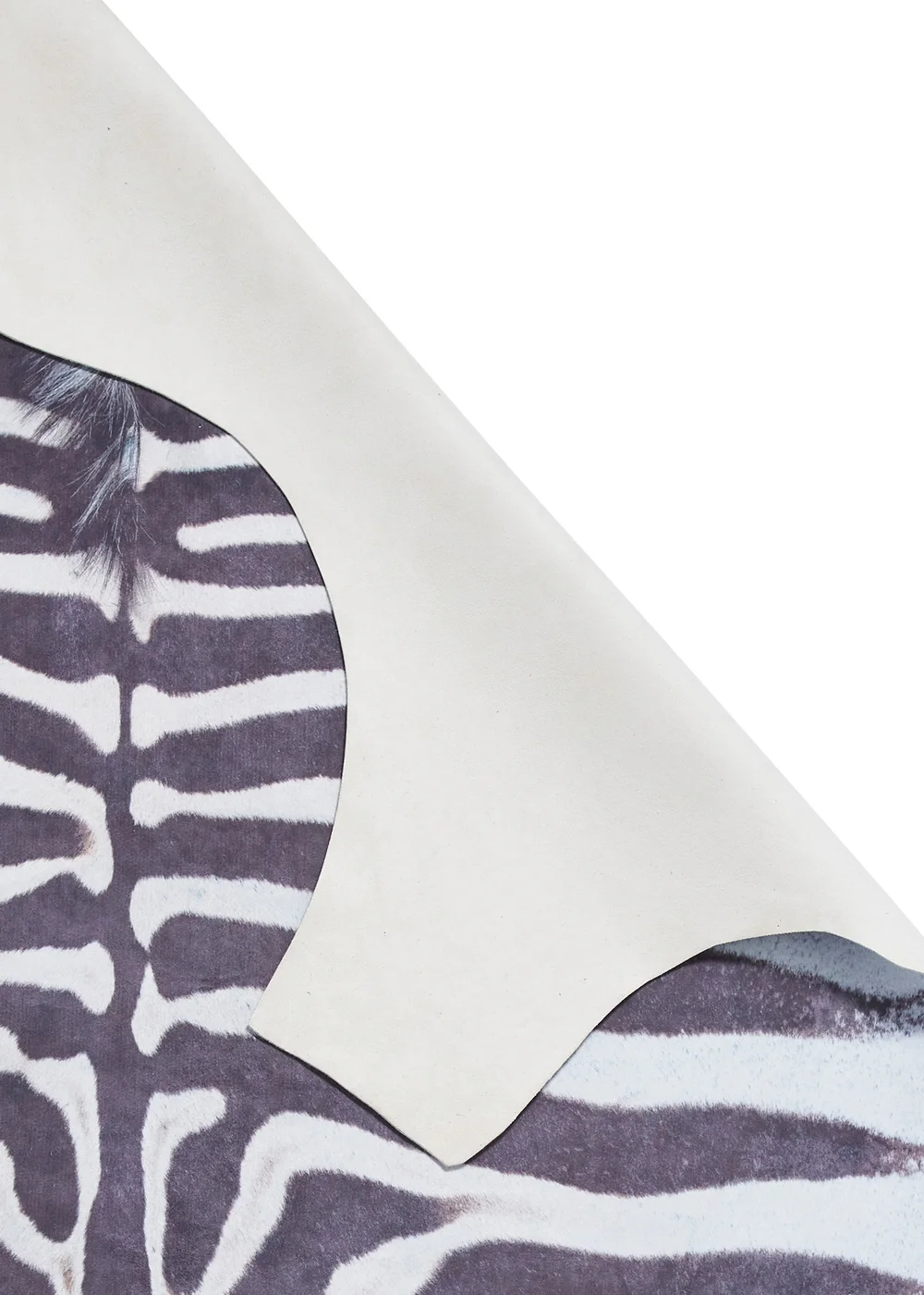 Think Rugs Faux Zebra Print Black/White Rug - 130 x 155 Image 3