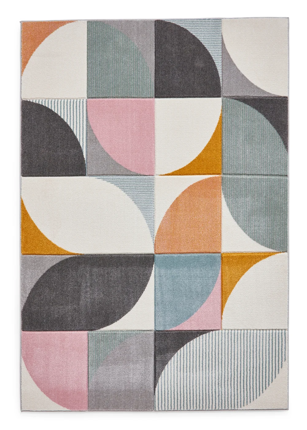 Think Rugs Matrix Multi Modern Geometric Rug - 80 x 150 Image 2