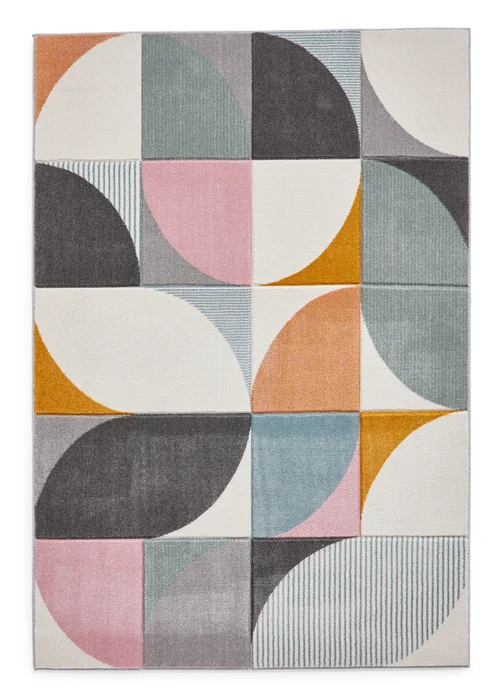 Think Rugs Matrix Multi Modern Geometric Rug - 80 x 150 Image 2