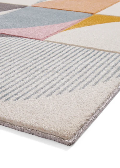 Think Rugs Matrix Multi Modern Geometric Rug - 80 x 150 Image 4