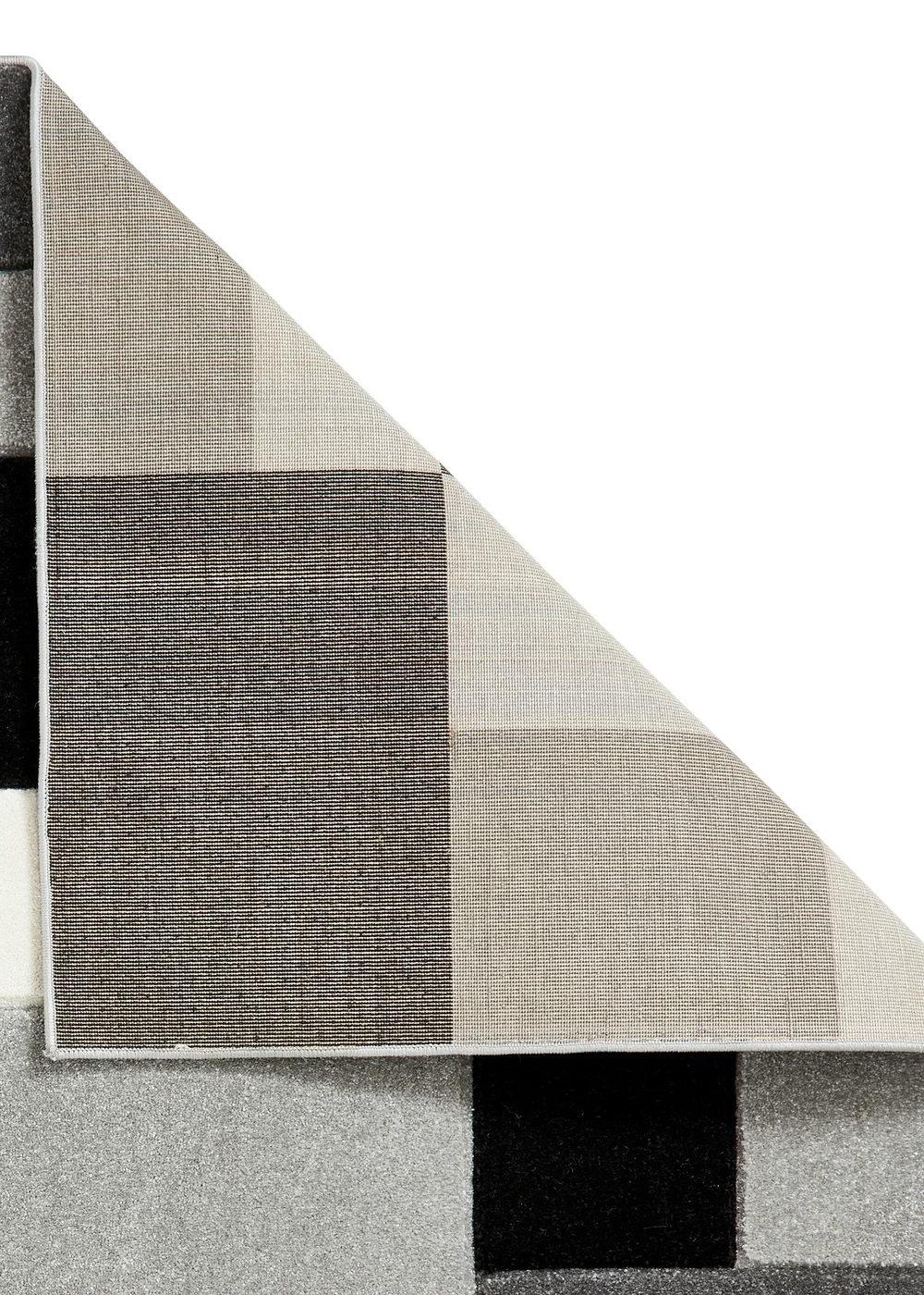 Think Rugs Matrix Grey/ Black Geometric Rug - 120 x 170 Image 3