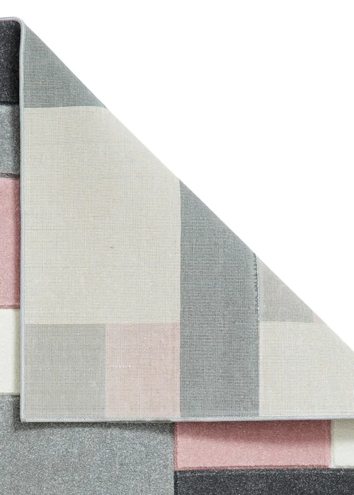 Think Rugs Matrix Pink Geometric Rug - 80 x 150 Image 3