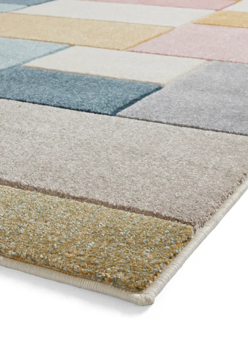 Think Rugs Matrix Multi Geometric Rug - 80 x 150 Image 4
